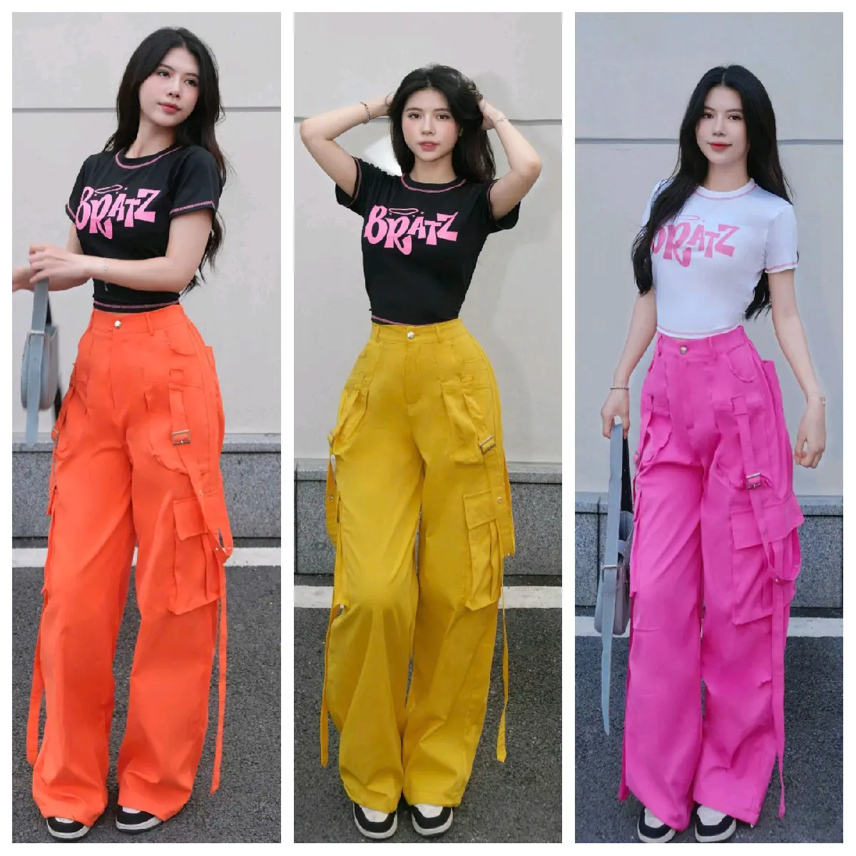 M03- Quần Kaki MOKI túi hộp thể thao cao cấp dáng nam/nữ