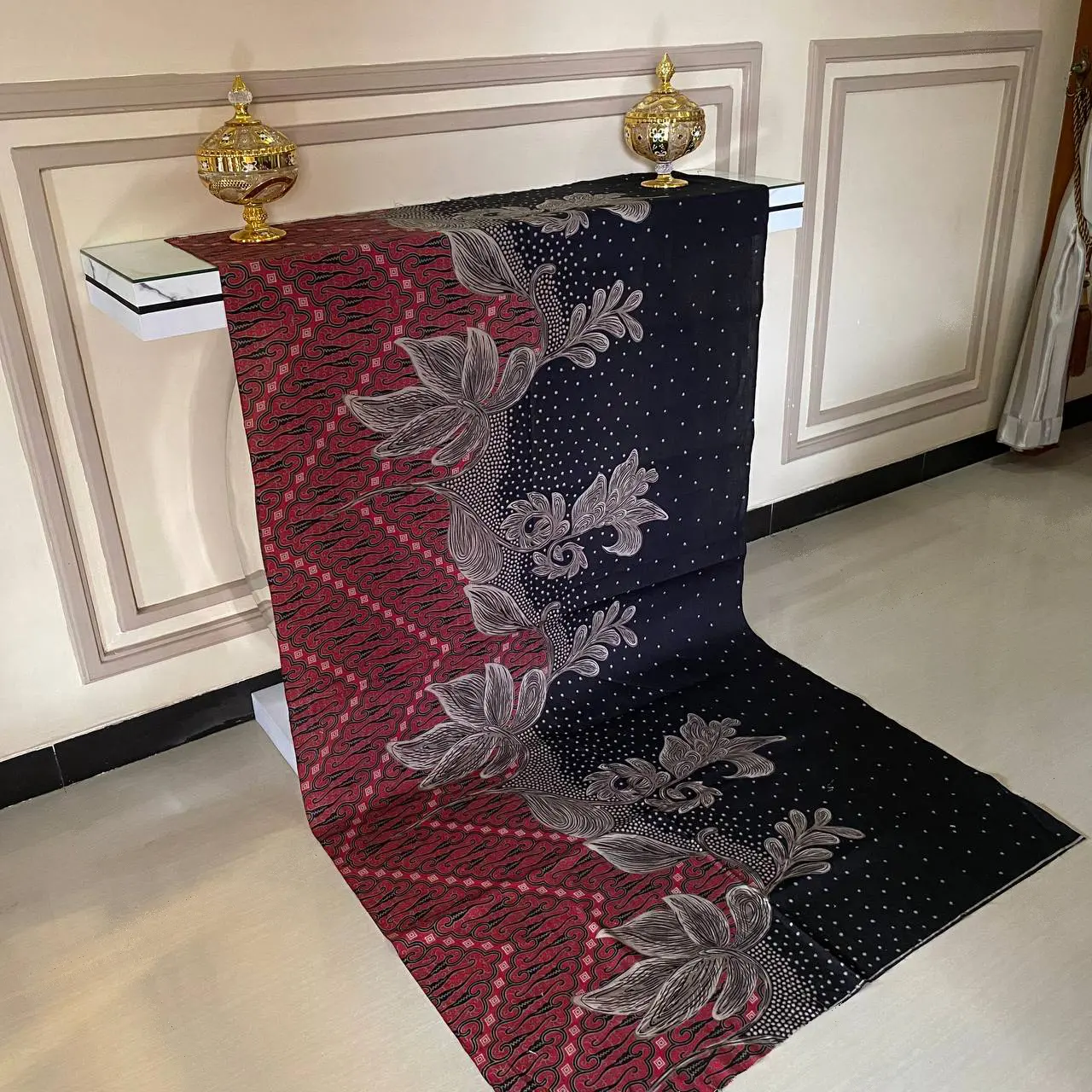 KAIN BATIK BAHAN KATUN UKURAN PANJANG 210 X 110 MOTIF ELEGAN KEKINIAN SERAGAM BRIDESMAID SARIMBIT BATIK JARIK KEBAYA COUPLE