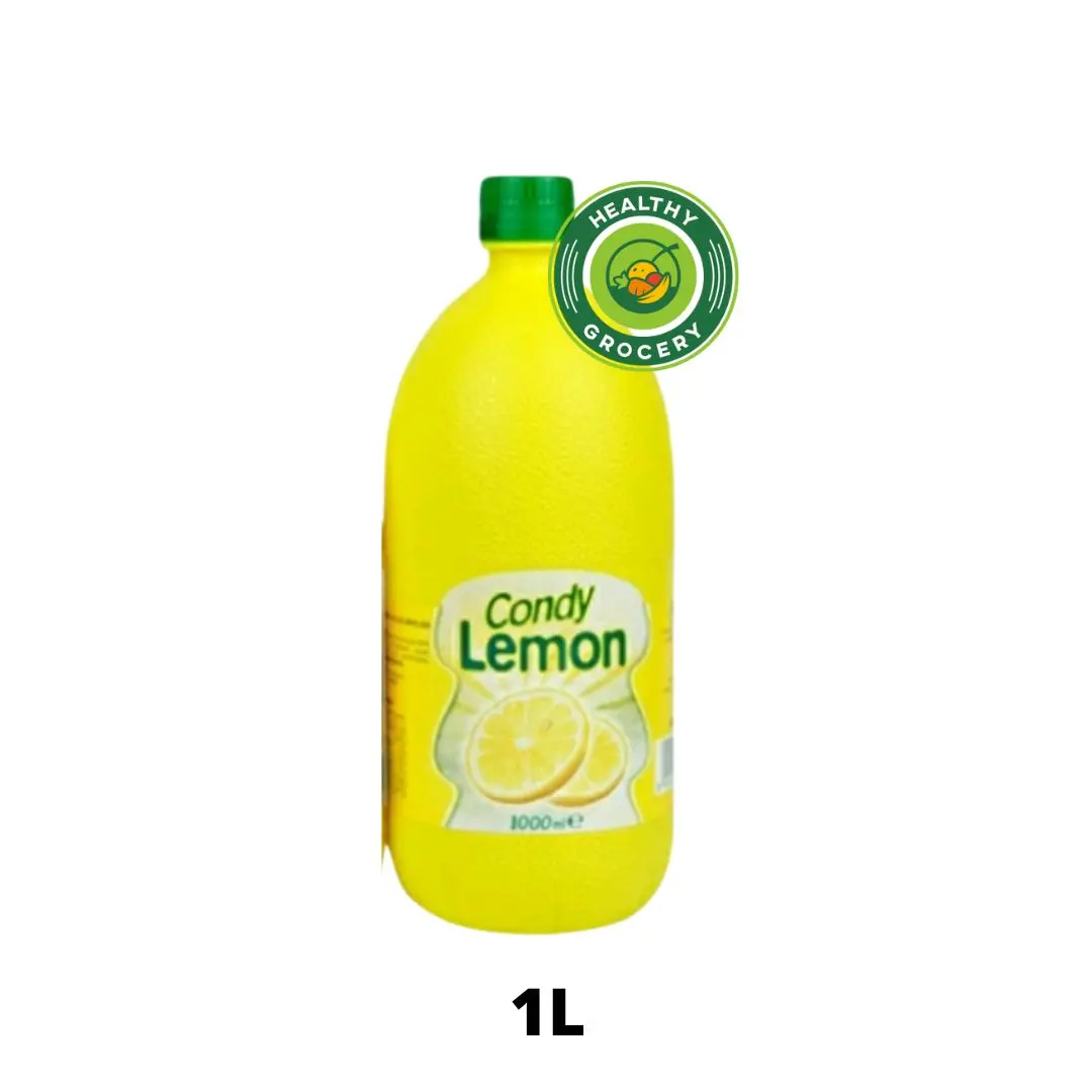 Condy Lemon 1 Liter ( KUNING) Saus Buah Rasa Lemon / Condy Lime 1 Liter ...