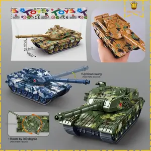 【Gstar】Mainan Model Tank Militer/Kendaraan Lapis Baja Yang Realistis/Mainan Tank Beroda Rantai