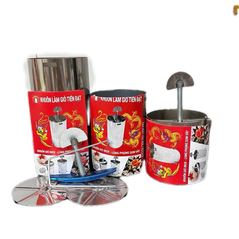 Khuôn Làm Giò Thủ Inox Cao Cấp, Khuôn Giò Xào Giò Lụa Loại 1Kg 2Kg