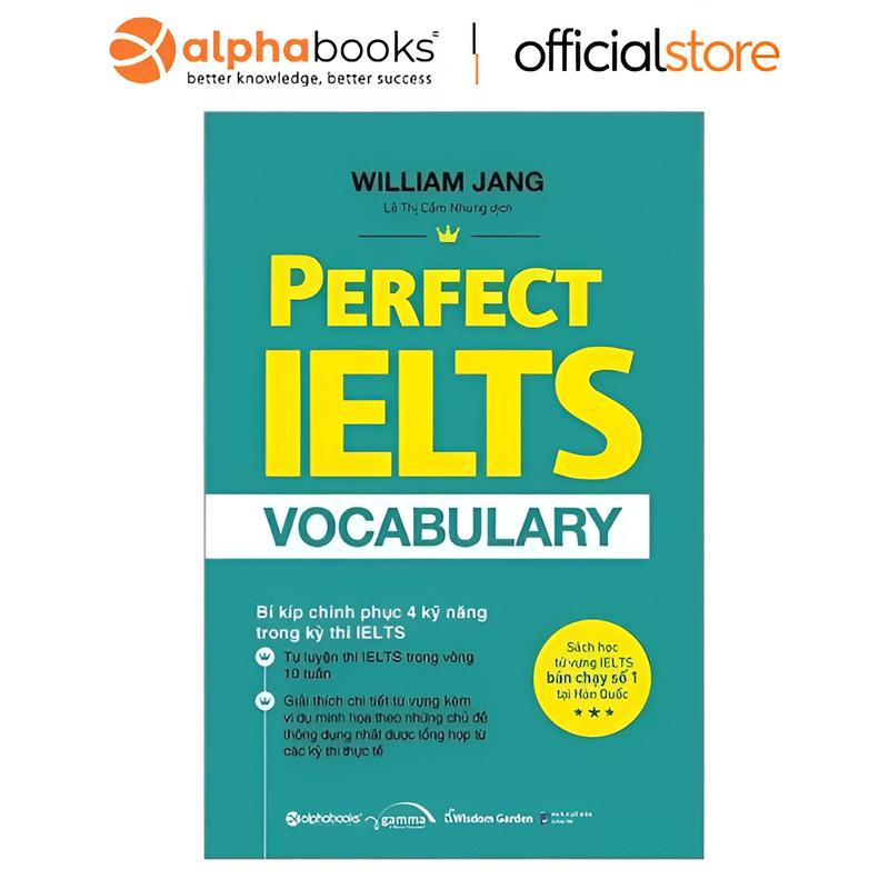 Sách - Perfect Ielts Vocabulary - Bí Kíp Chinh Phục 4 Kỹ Năng Trong Kì Thi IELTS - Gamma - Best Seller