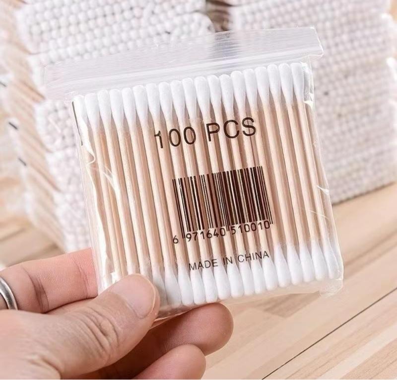 Product Introduction of (Deal 1K) Bông Ngoáy Tai 100 chiếc 1 túi Tiện Lợi Mêm Mại An Toàn 8
