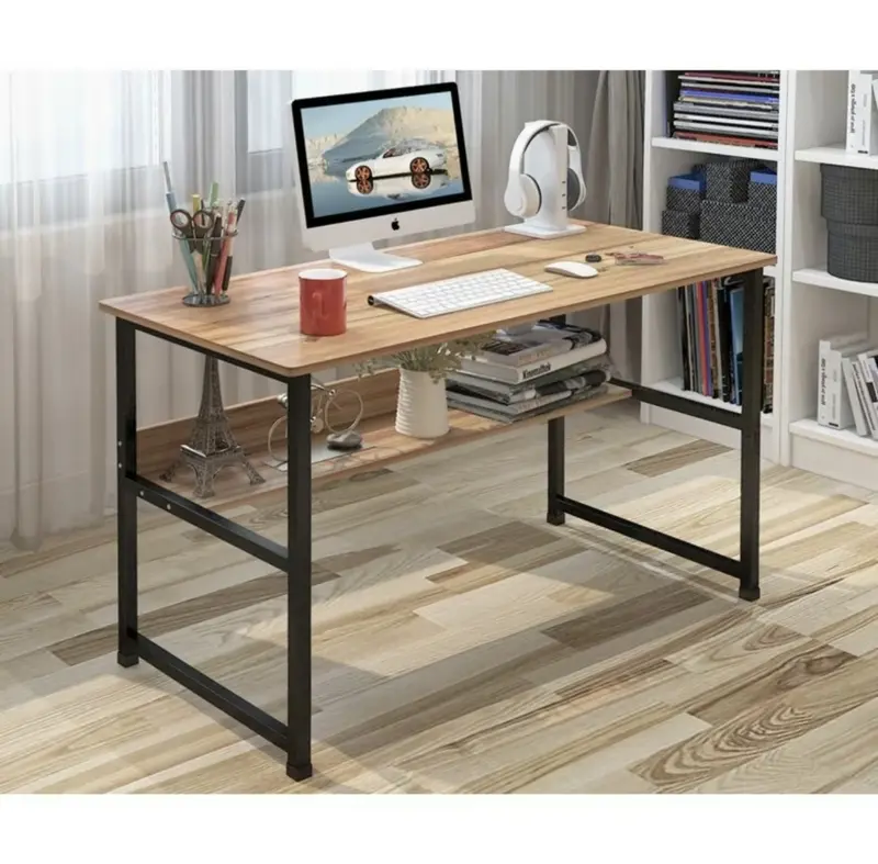 [FREESHIP] Bàn Lửng Làm Việc Bàn Học Chân Sắt Kèm Kệ Lửng Tiết Kiệm Không Gian Phòng - Bàn Lửng bàn làm việc 3