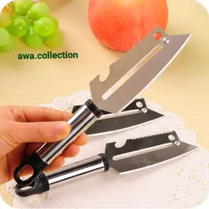 Peeler-Alat Pengupas Kulit Buah & Sayuran Multifungsi Berbahan Stainless Steel Harga Satuan Alat