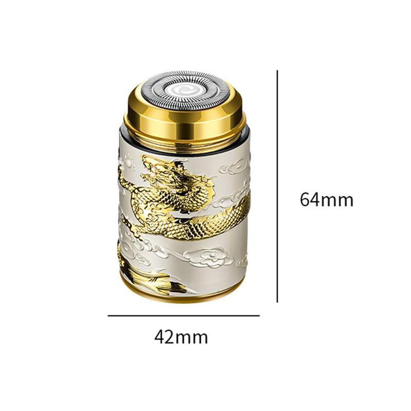 Product Introduction of Dragon Head Shaver For Men Mini Razor Portable Shaver USB Charging Dragon Pattern Car Razor Easy To Carry Durable 0