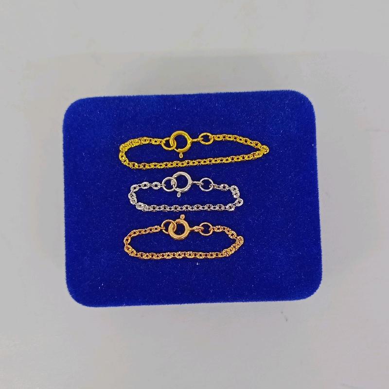 rantai extension - rantai penyambung kalung & gelang - perhiasan fashion 2