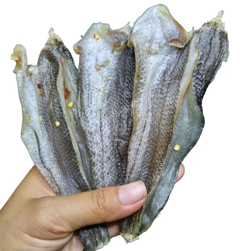 1kg  khô cá lóc đồng  lóc nguyên con(40_60)con vị vừa ăn khô queo