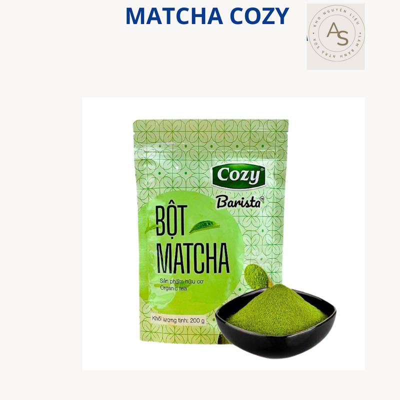 Bột Matcha Cozy 200gr - Pha trà matcha thơm ngon và bổ dưỡng