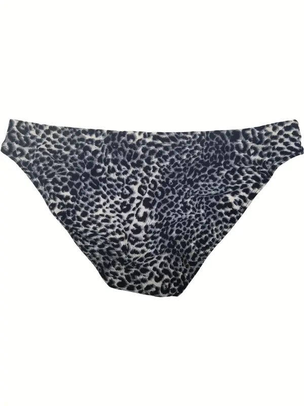 Men's Leopard Print Underwear, Breathable Comfortable Underwear for Daily Wear, Casual Men's Underwear for All Seasons 1