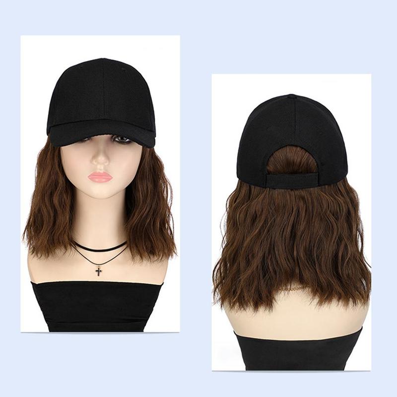 Product Introduction of Tóc Giả Mũ Trùm Đầu, Tóc Giả Thời Trang Nữ Tất Cả Trong Một, Kiểu Bobo Bob, Tóc Ngắn, Xoăn, Thời Trang, J8Y1 34