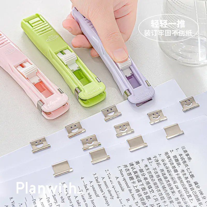 Set ghim tài liệu Planwith Clip Folder Thư mục lưu trữ nhiều màu sắc [taphoagaunho] 3