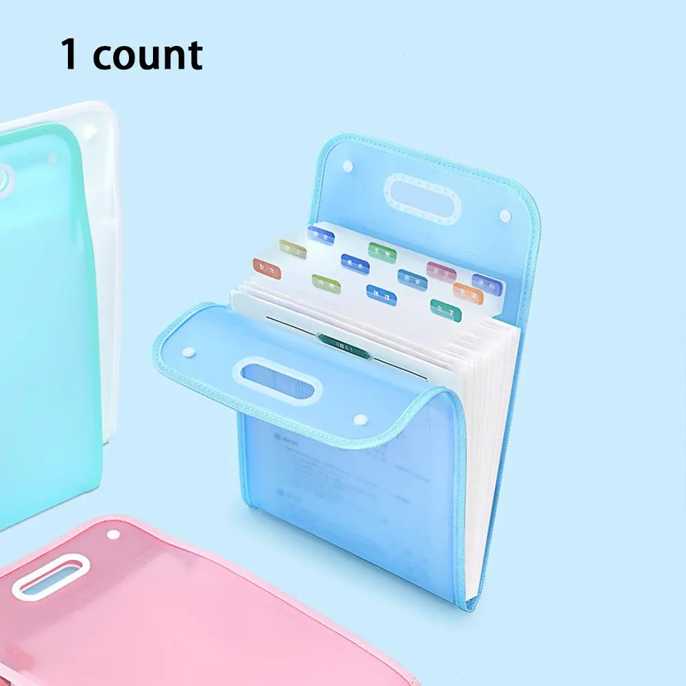 A4 File Folder, 13-layer Document Storage Folder, Portable Document Storage Organizer, Office Stationery & Supplies