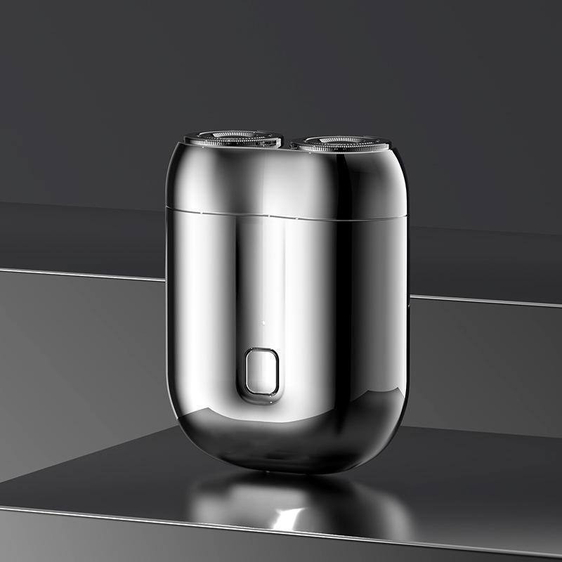 Product Introduction of Those Mini Shaver On-the-Go, Portable Alloy Electric Shaver for Men, Cordless Travel Shaver, Dry Shaver, USB Rechargeable Electric Razor, Ipx7 Waterproof, Easy Cleaning, Battery Indicator Facial Silky 9