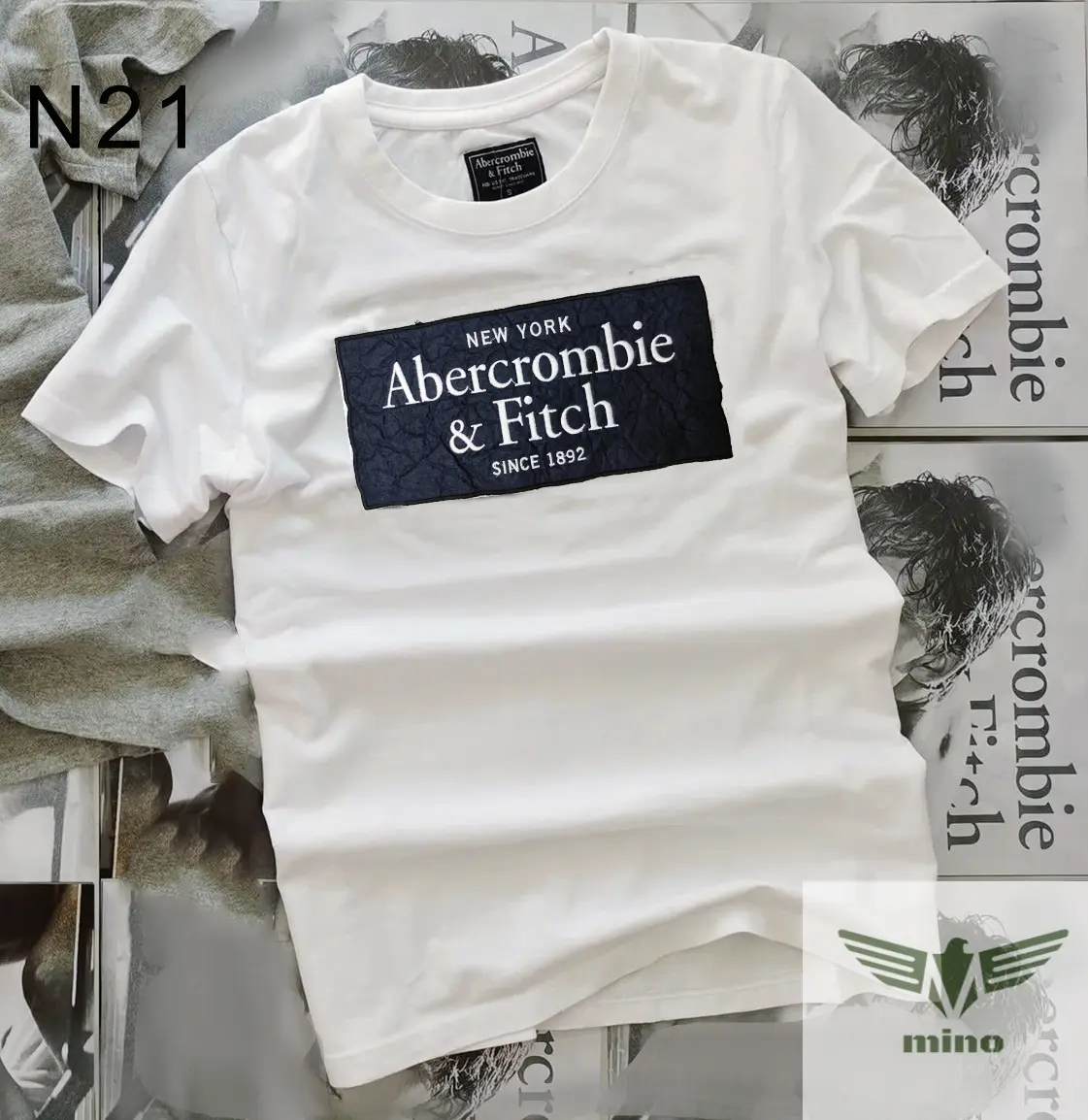 Áo thun nam cổ tròn ngắn tay cotton mềm