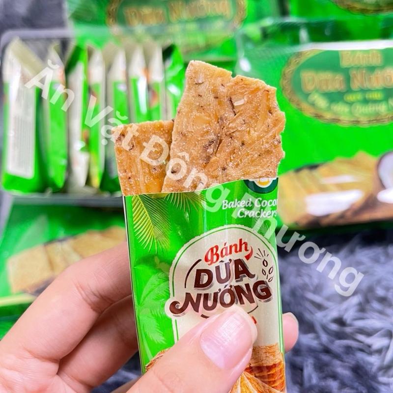 Bánh Dừa Nướng combo 3 bịch - Đặc Sản Quảng Nam Quý Thu thơm ngon - Ăn Vặt Snack Food Bánh Kẹo Tết 2025