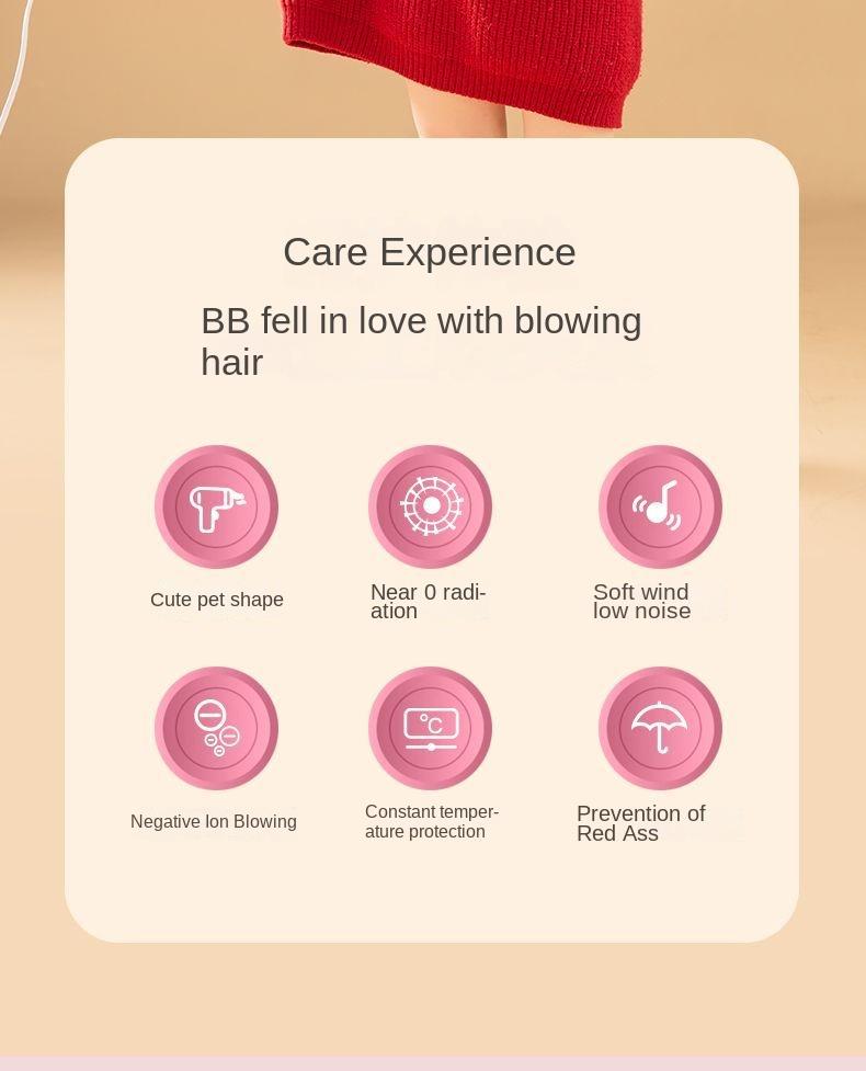 Product Introduction of Baby Mini Hair Dryer for Home Use - Compact and Portable 4