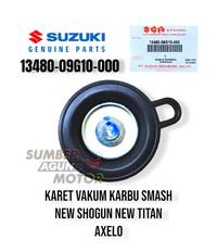 Gambar KARET VAKUM MEMBRAN KARBU SUZUKI SMASH NEW SHOGUN NEW TITAN AXELO ORI SGP 13480-09G10-000 dari Sumber Agung Motor Kab. Magelang 1 Tokopedia