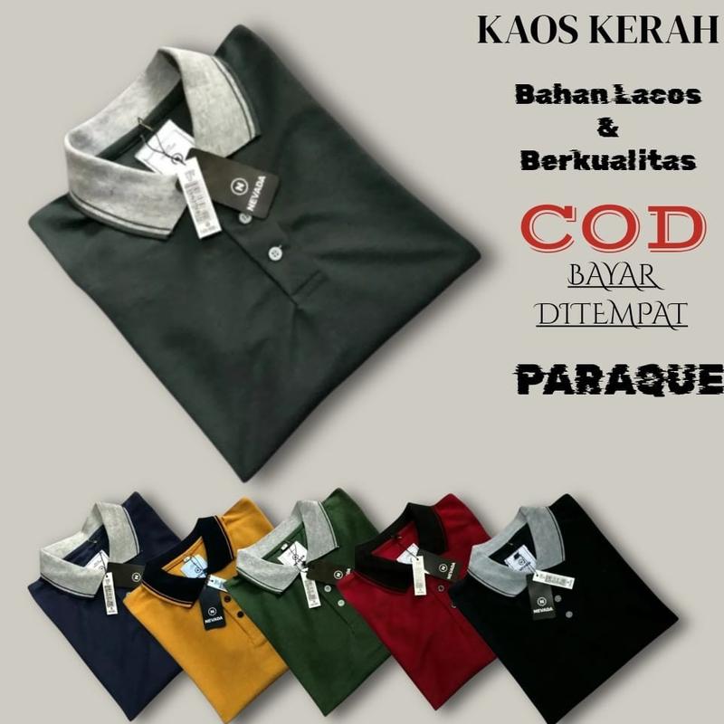 Product Introduction of Paket 3pcs Kaos Polo Shirt Pria Kaos Kerah Lengan pendek Bahan Cotton Cuty Ukuran M L XL 5