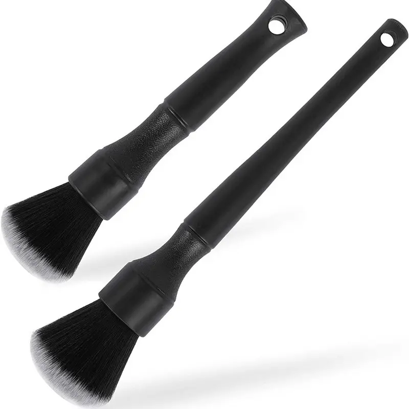 Car Beauty Interior Cleaning Brush Super Soft Black Detail Brush Air Conditioning Brush Gap Brushes Cleaning Brush Wholesale