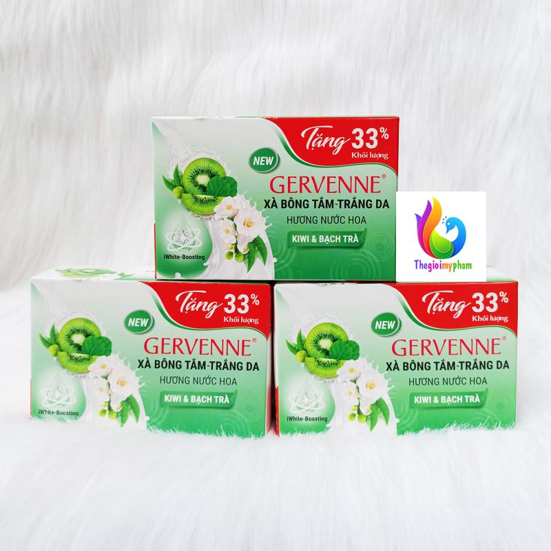 Combo 3 Xà Bông Cục Hương Nước Hoa Gervenne 120g(3x120g) 3