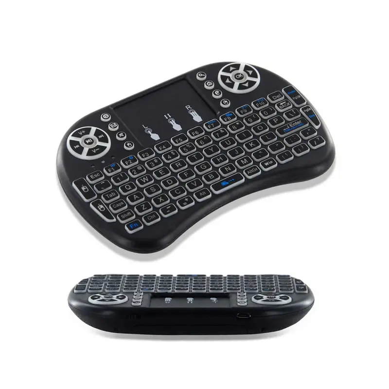 Keyboard Mini Wireless  2.4Ghz Dengan Touchpad Untuk Pc Android Smart TV 2