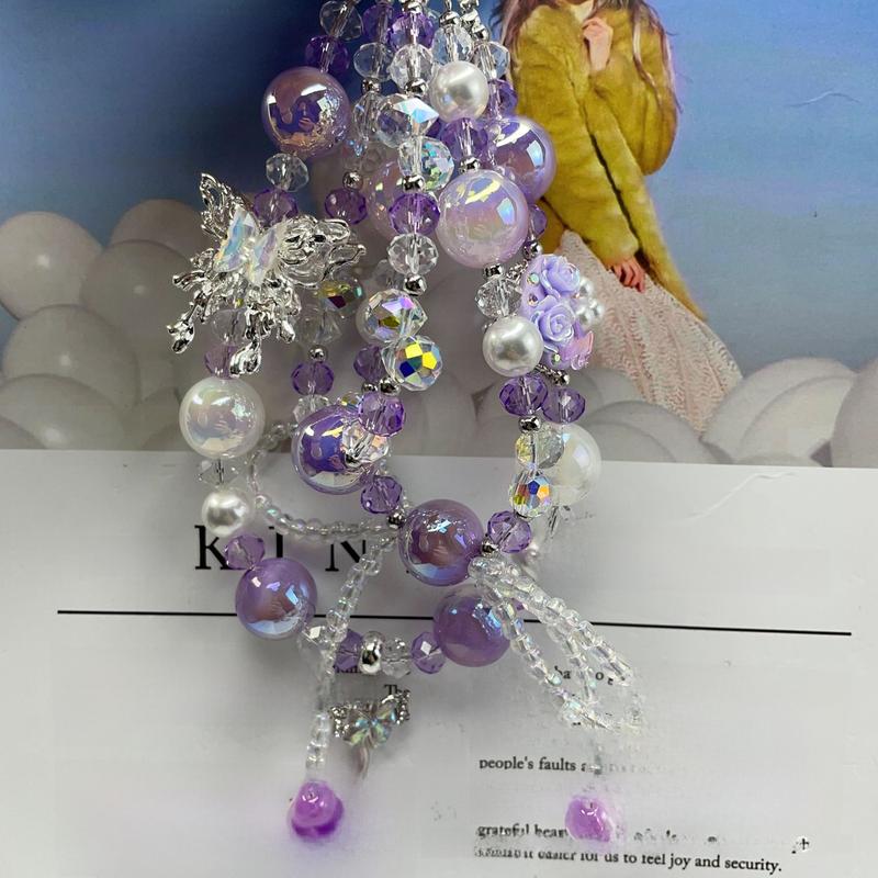 Product Introduction of Mobile Phone Charm Mobile Phone Ornaments Mobile Phone Lanyard Keychain Hot Sale Heavy Industry Drill Chain Hot Sale Original DIY Mobile Phone Charm Bag Chain 10