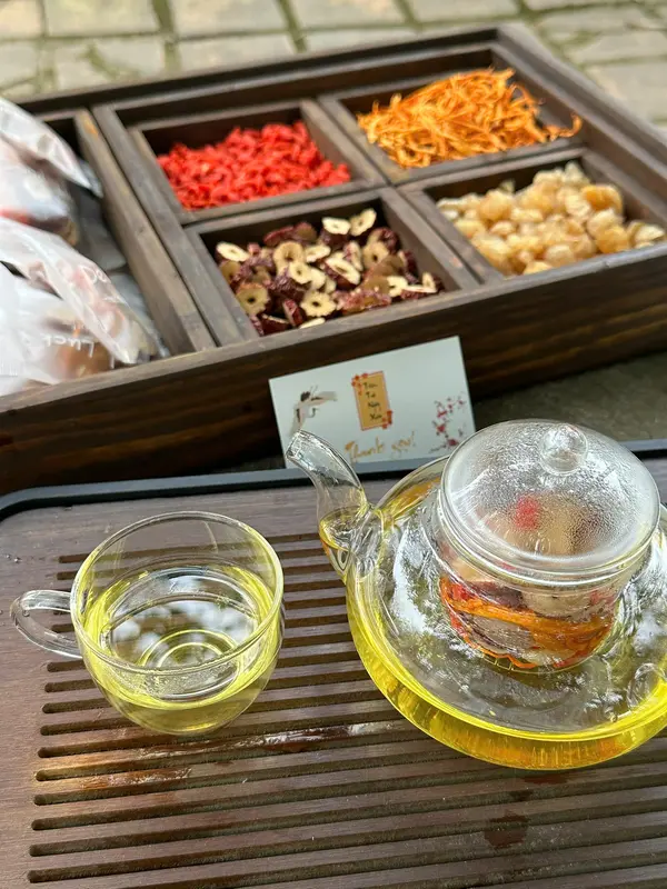 [Tặng Bình Thủy Tinh Và 5 Gói] Mua Combo 30 Gói Trà Đông Trùng Tứ Vị - Tiệm Trà Ngày Xưa 3