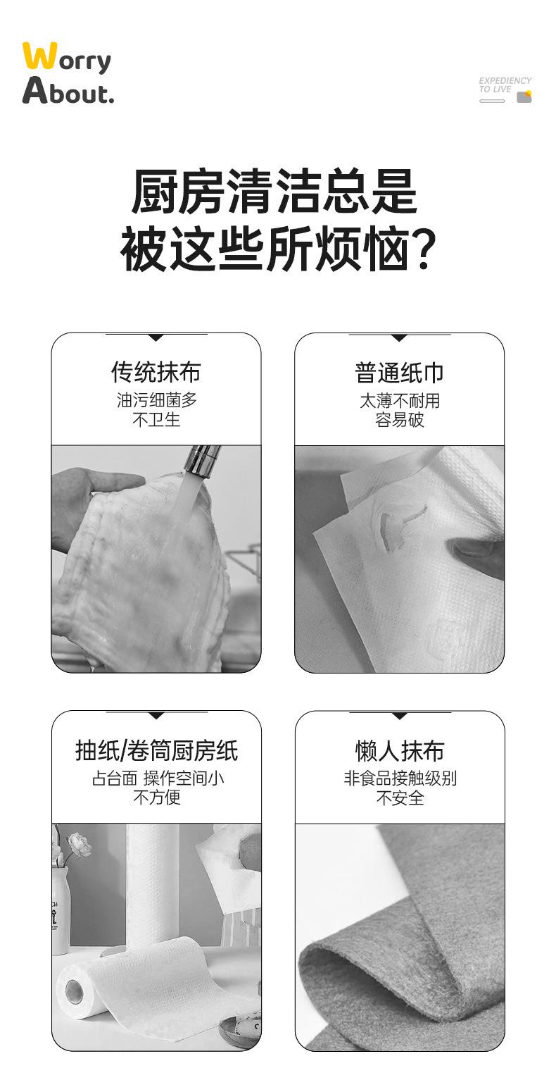 Product Introduction of [Free Hook X1] Hanging Paper Extraction 400 Sheets/Kitchen Roll Paper Towel Extraction Absorbent Oil Family Pack Kitchen Roll Paper Wipes 3