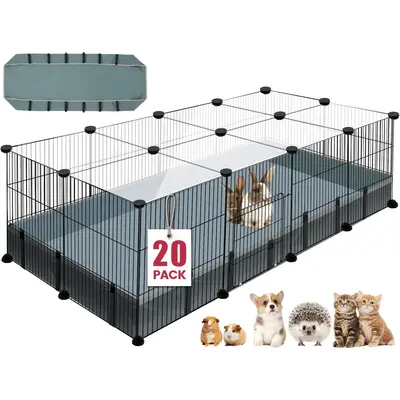 Portable guinea pig cage best sale