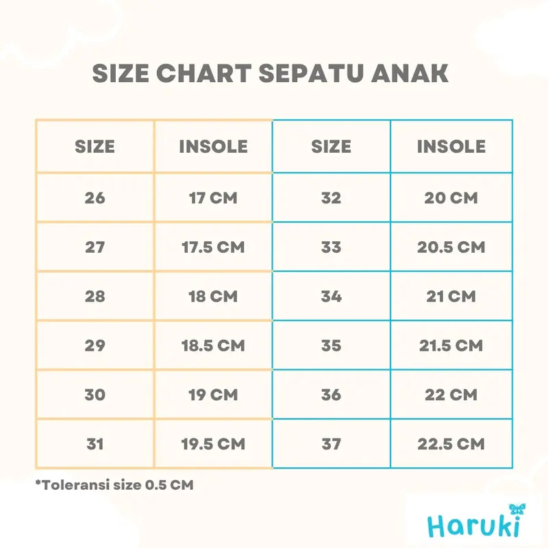 HARUKI Riou Sepatu Sneakers Anak Laki Laki Anak Perempuan Fashion 6