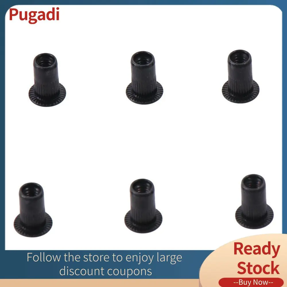 20Pcs High Quality M3 M4 M5 M6 M8 M10 M12 Rivet Nuts Black Carbon Steel Zinc-Plated Knurled Nuts Threaded Insert Nut