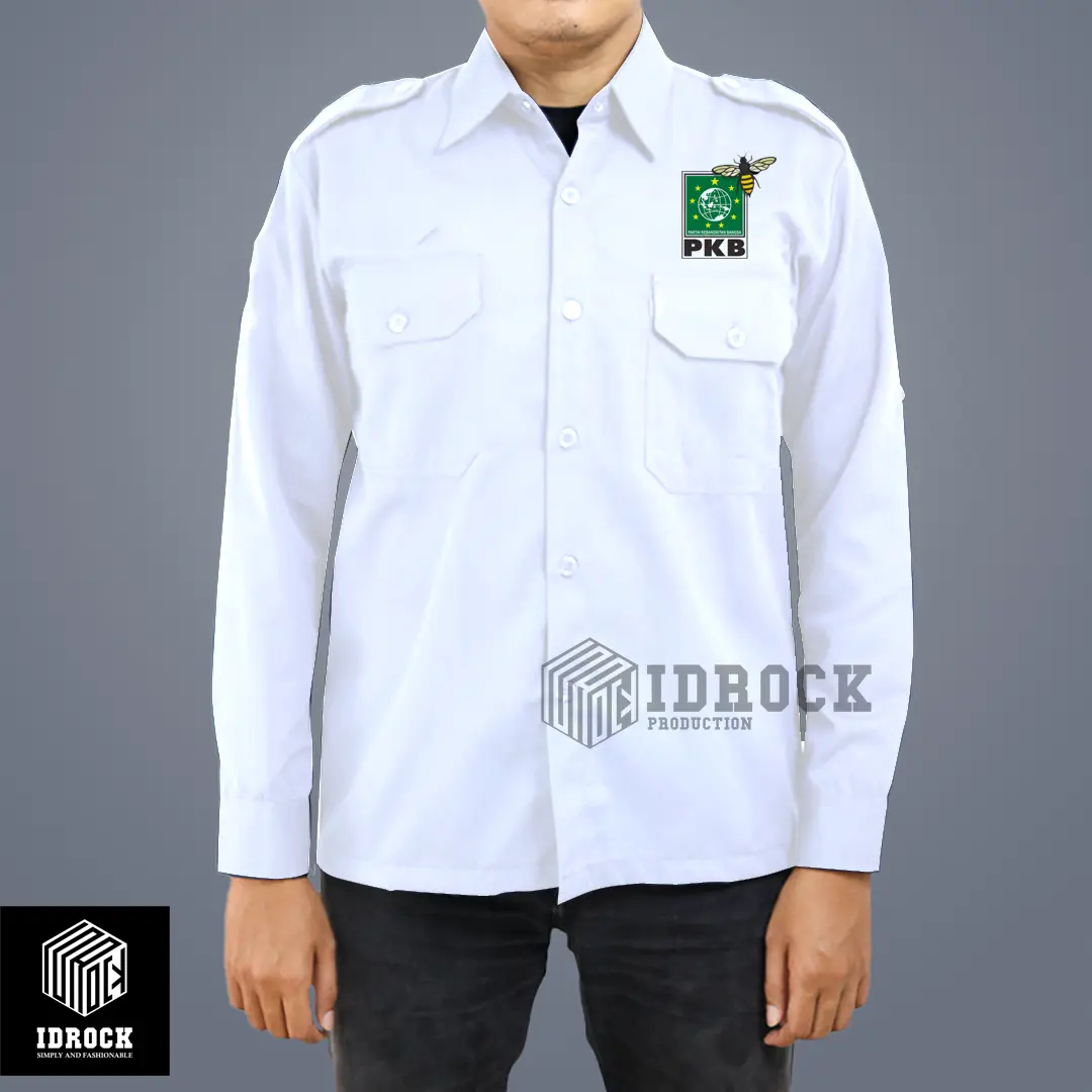KEMEJA PDLLENGAN PANJANG PUTIH