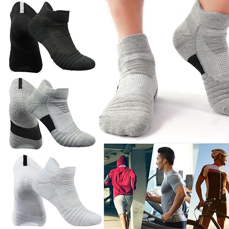Outdoor Sports Short-Tube Pure Cotton Breathable Basketball Socks Running Socks 1