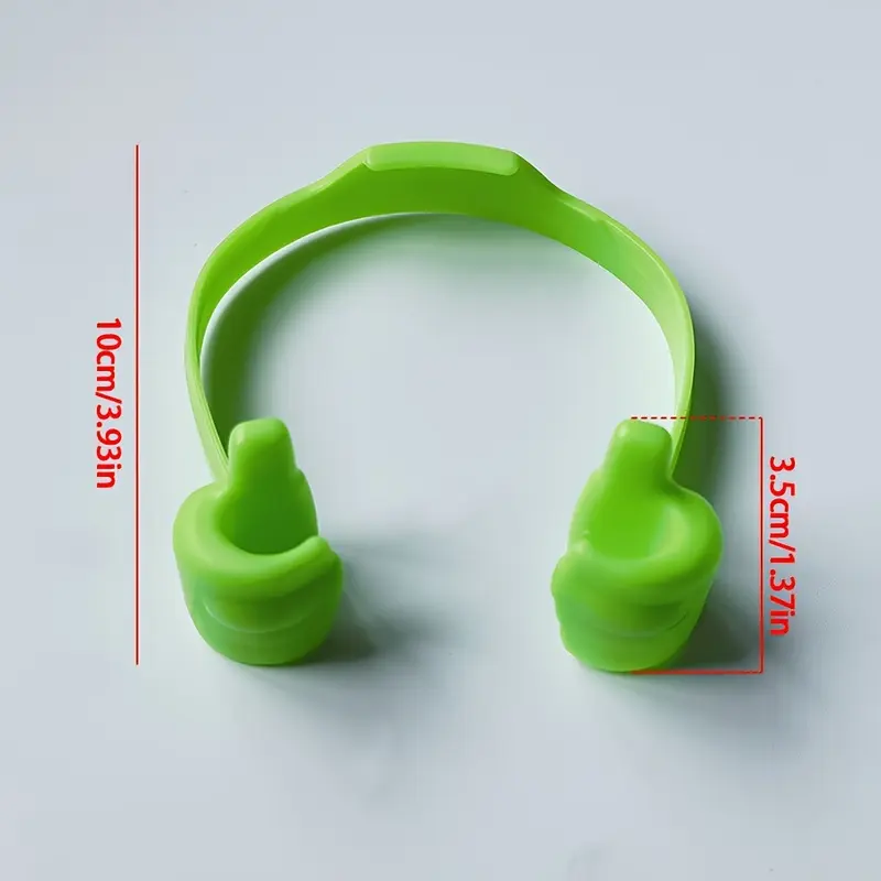 Giá Chân Đế Điện Thoại Ngón Tay Cái Linh Hoạt, Thông Dụng, Giá Đỡ Để Bàn & Ngăn Kéo Cầm Tay, Làm Bằng Nhựa Bền, Xem Rảnh Tay, Thích Hợp Cho Điện Thoại Thông Minh 3