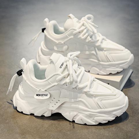 [ VIDEO CẬN CHẤT] 19 GIày Thể Thao Nam Sneaker hai màu trắng đen Đế Cao Chất Liệu Cao Cấp êm chân 19 Đế Bằng Cao Su