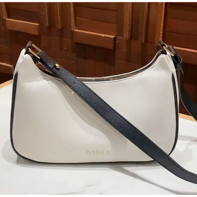 TAS Selempang SORA WHITE - VINTAGE SHOULDER BAG (INITIAL NAMA/POLOS) Selempang 5