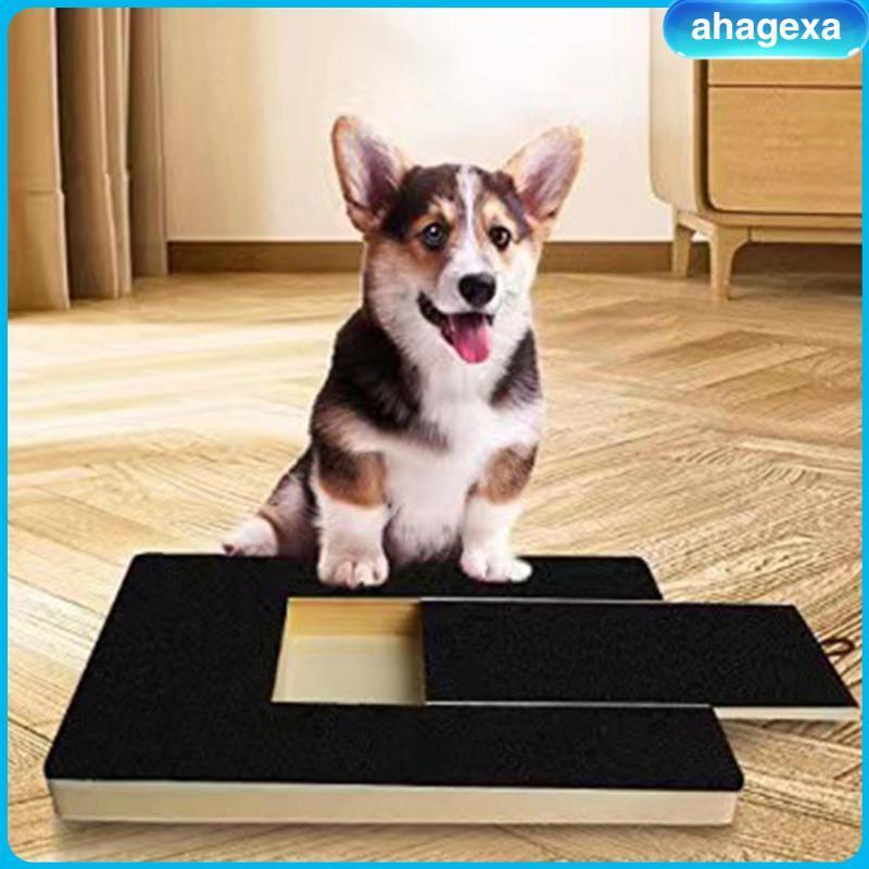 [Ahagexa] Scratch Pad Nails, Wooden Dog Nail File Board 14.6 x 8.7Inches Interactive Pet Toy for Dogs Cats 1