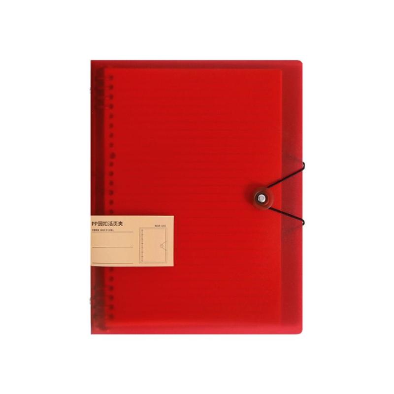 Product Introduction of Vintage Inner Cover A5/B5/A4 Binder Cover 8 Hole DIY Binder Loose Leaf Notebook Shell Transparent Notebook Binder A4 File Folder Cover Business 11