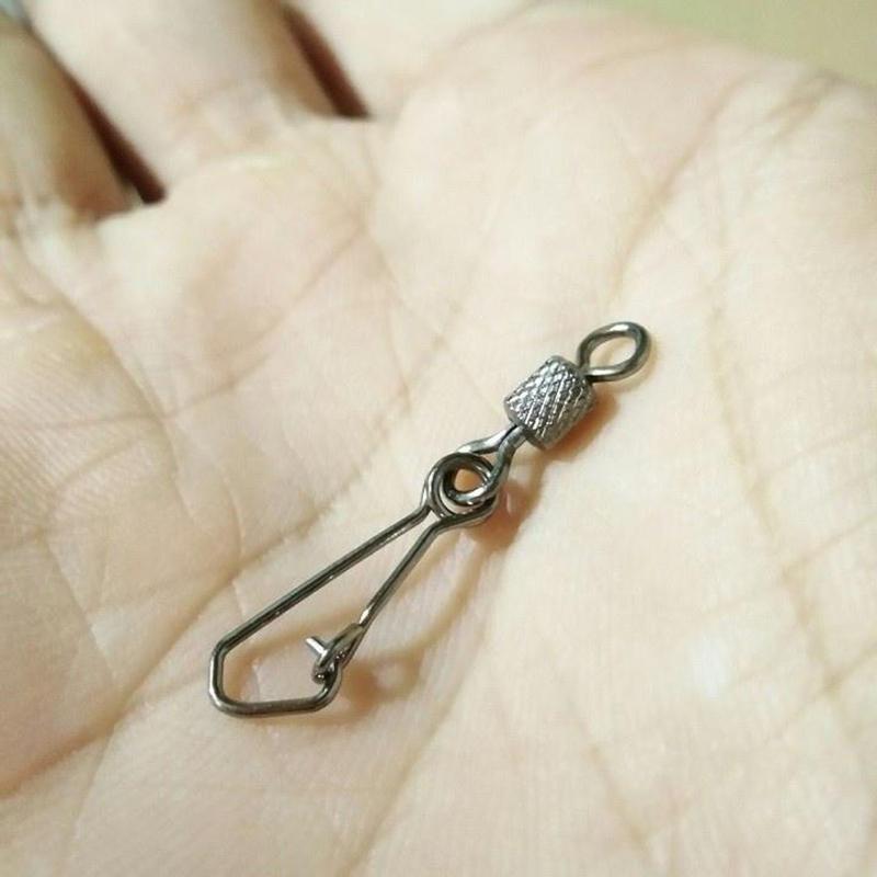 Khoá link chống xoắn thép 2 VÒNG {10 CÁI/BỊCH} !!! 2