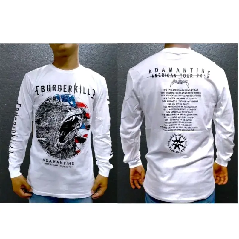LONGSLEEVE BURGERKILL ADAMANTINE / KAOS METAL LENGAN PANJANG