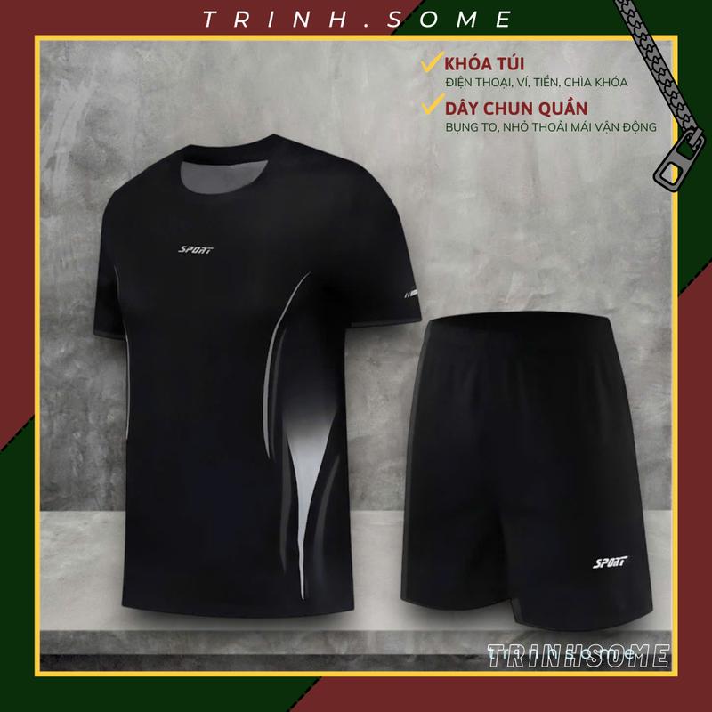 Bộ Đồ Quần Áo Thể Thao Nam Nữ, Tập Thể Dục, Top Sport Chạy Bộ, Tập Gym, Cầu Lông, Bóng Đá Không Bai Nhão, Bền, Mát Mẻ, Co Dãn. Mã: TM.04