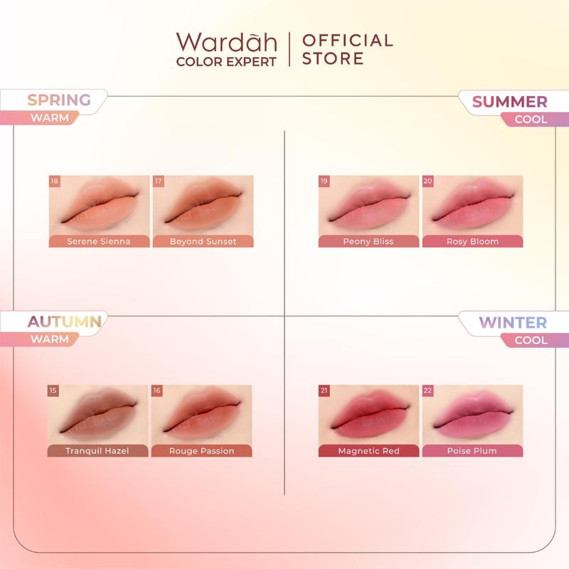 Wardah Colorfit Velvet Lip Mousse Color Therapy - Mousse-like Soft Matte Finish with Blurry Effect 3
