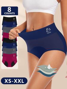 Women's Letter & Floral Pattern Panty, Regular Fit Breathable Comfy Knicker for Daily Wear, Women's Underwear for All Seasons