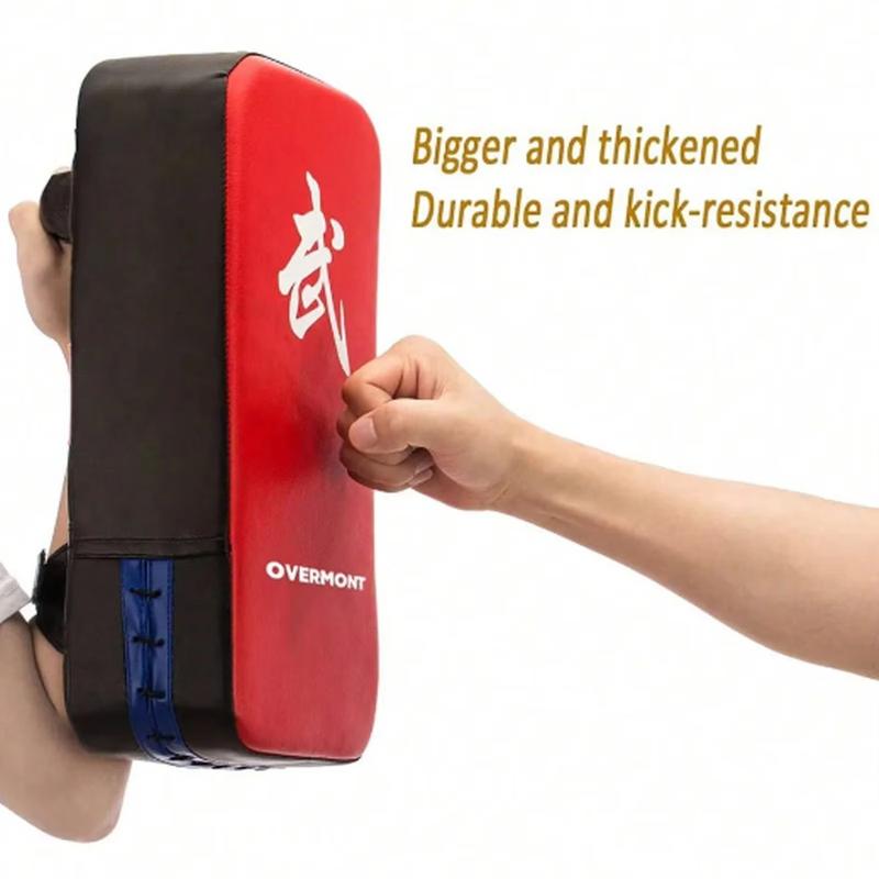 Product Introduction of New PU Leather Taekwondo Kick Pad Adjustable Strap Ergonomic Grip Curved Kick Shield Boxing Punching Bag for Fitness Training 15