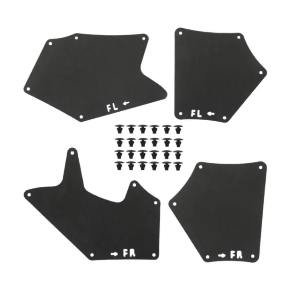 4Pcs Splash Guards  Liner Shields 53736-0C030 Accessories Practical Replacement 537360C030 for Toyota  Sequoia