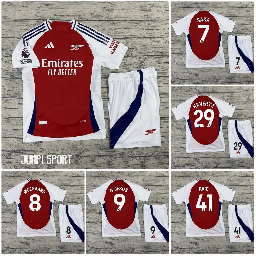 QUẦN ÁO BÓNG ĐÁ CÂU LẠC BỘ ARSENAL - BẢN SN 2024-2025 - VẢI GAI THÁI CAO CẤP
