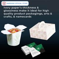 Gambar Margono Kertas Ivory Super Tebal 300 / 350 / 400 gsm A4 / F4 - 50 lembar - 300 gsm - A4 dari Margonopaper Kota Semarang 2 Tokopedia