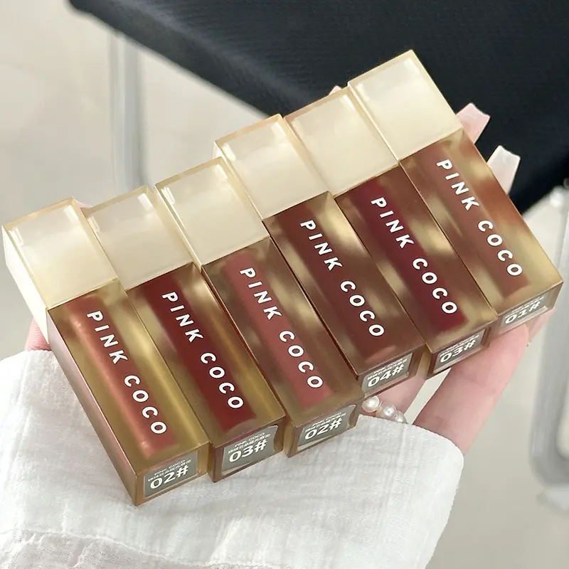 PINKCOCO Autumn Winter Melad Matte Lip Mud Velvet Matte Brightening Lip Glaze Student Party Lipstick Non-Drying for Women