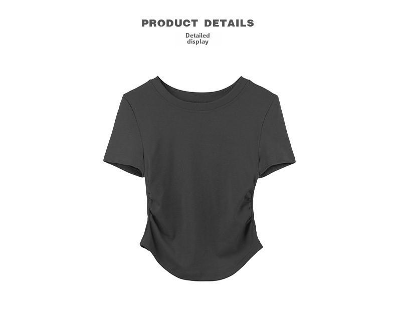 Product Introduction of 【พร้อมส่งจากกรุงเทพ】M-3XL เสื้อแขนสั้นผู้หญิง เสื้อสาวอวบไซส์ใหญ่ เสื้อเอวจั้มสุดเซ็กซี เสือผู้หญิงสีพื้น แมทช์ง่าย ผ้านุ่ม ผ้าดีใส่สบายเหมาะกับอากาศร้อน ๆ Lady Women เสื้อยืดสาวอวบ Clothing Tshirt เสื้อ เข้า รูป ผู้หญิง ไซส์ ใหญ่ ไซส์ เล็ก 30